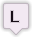 Marker with letter L